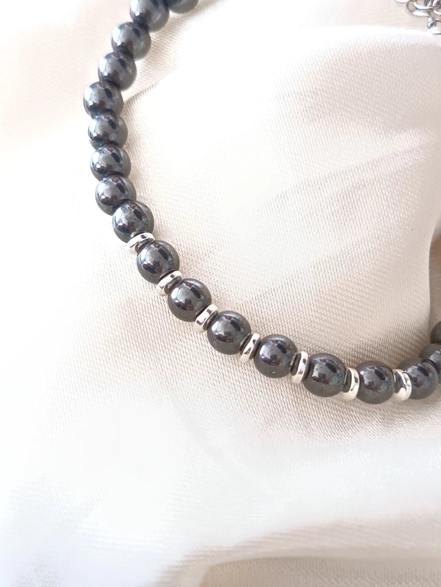 Pulsera de piedra Hematite