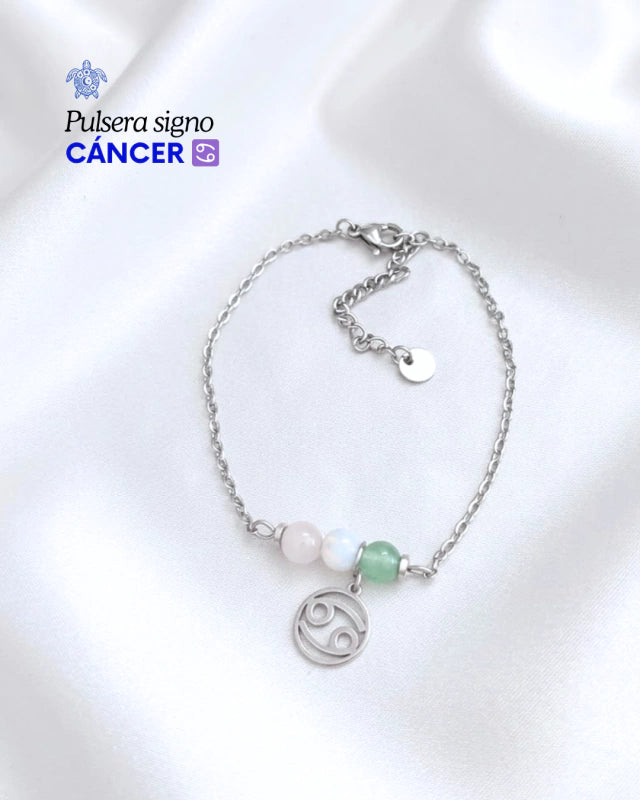 Pulsera signo Cáncer - Minimalista