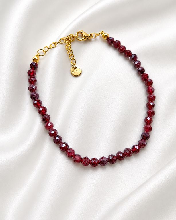 Pulsera de piedra Granate