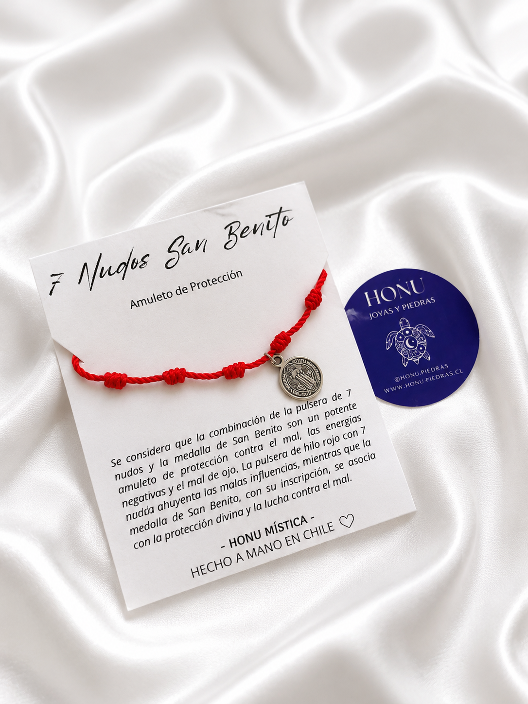 Pulsera 7 nudos y San Benito