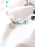 Pulsera Signo zodiacal Tauro con dije de acero - Delicated