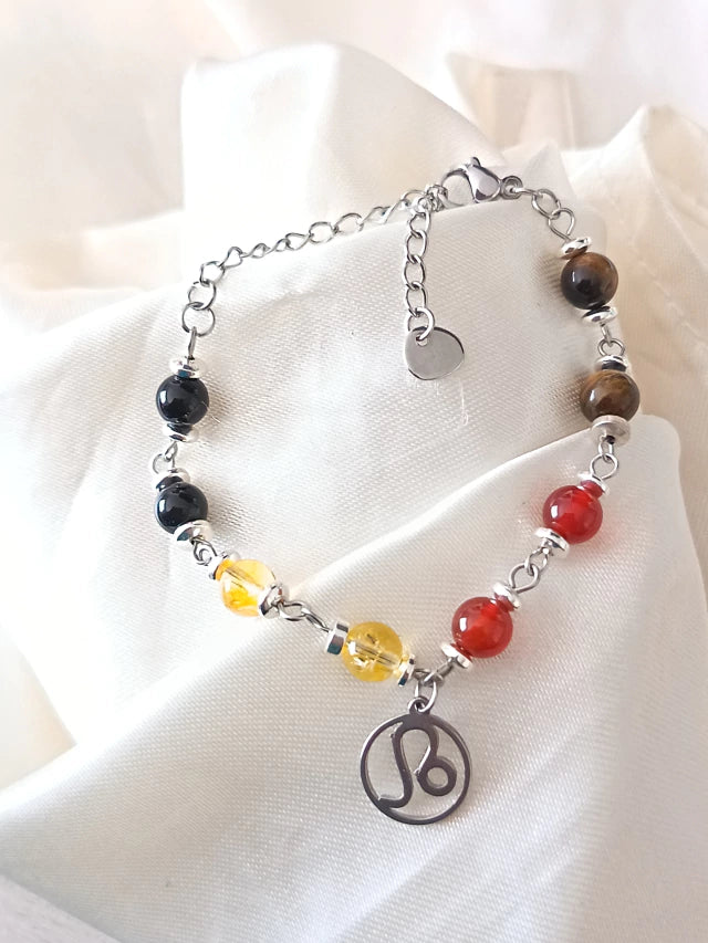 Pulsera con piedras acorde al signo de Leo - Delicated