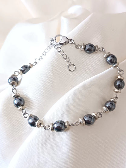Pulsera de piedra Hematite