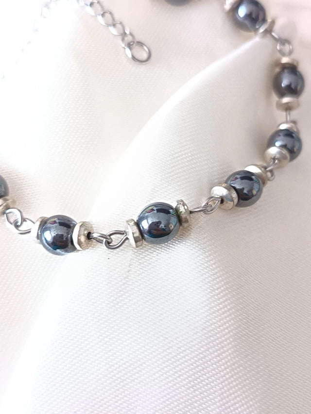 Pulsera de piedra Hematite