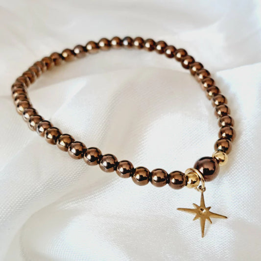 Pulsera Hematita De Cobre
