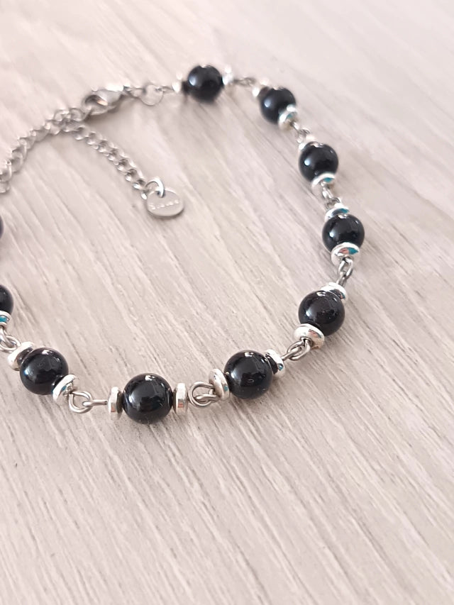Pulsera de Turmalina Negra