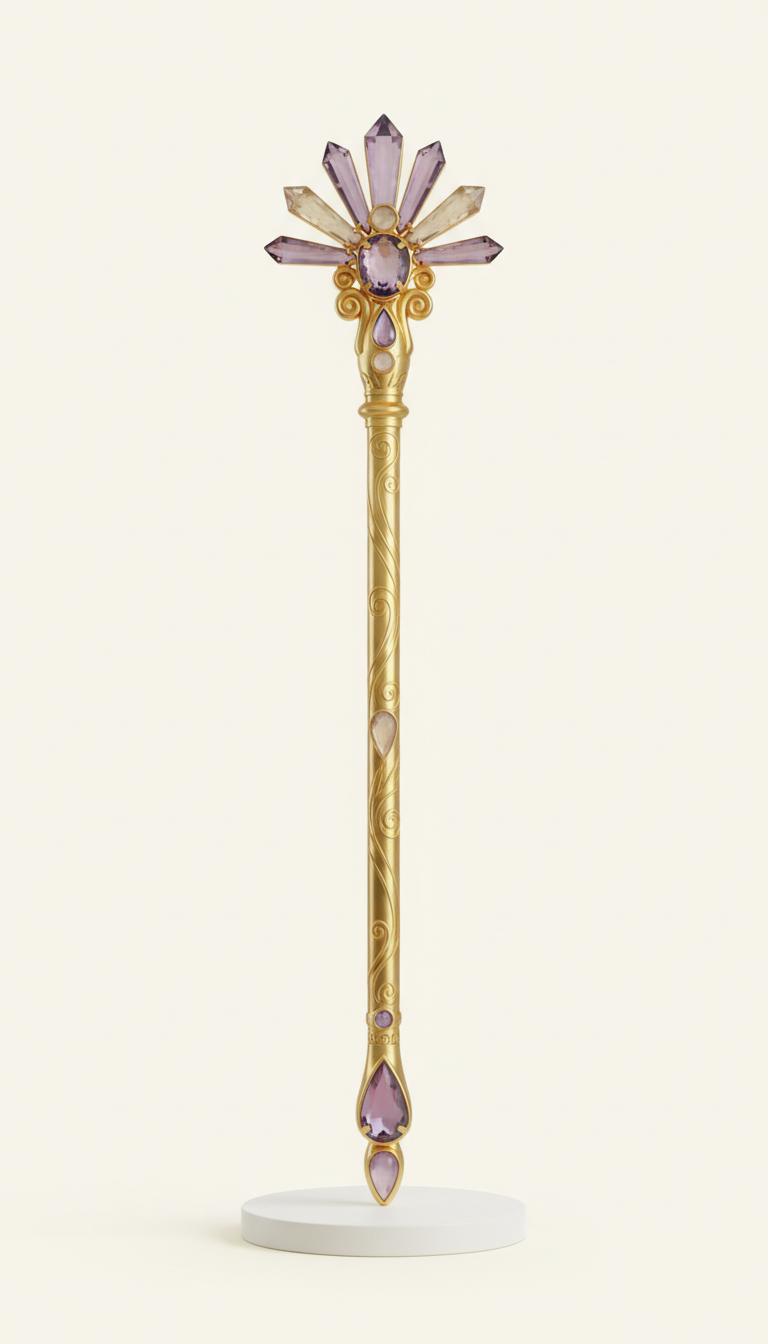 vara ritual dorada celestial