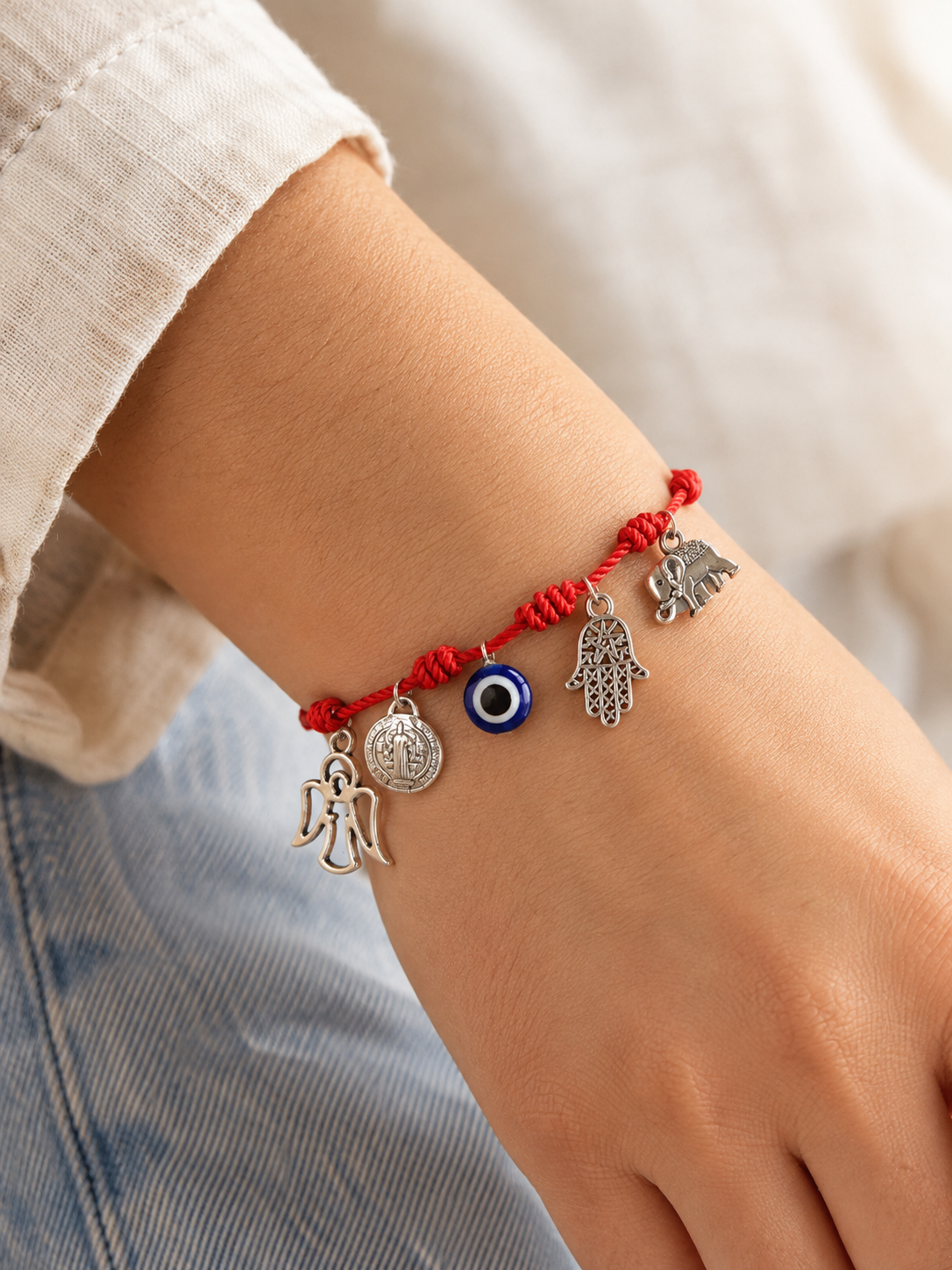 Pulsera 7 Nudos — Amuletos de protección e intención