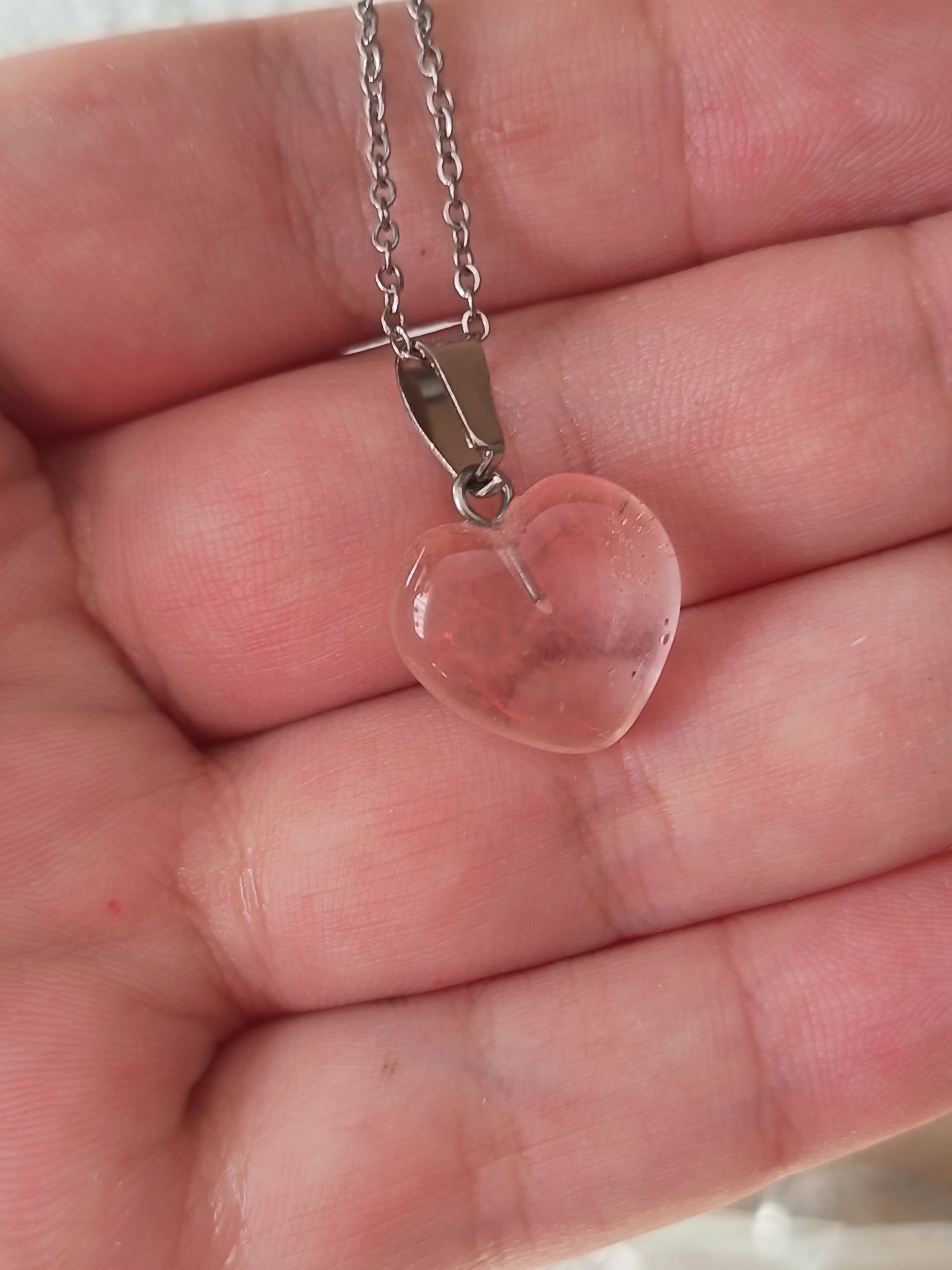 Collar de piedra cuarzo cherry
