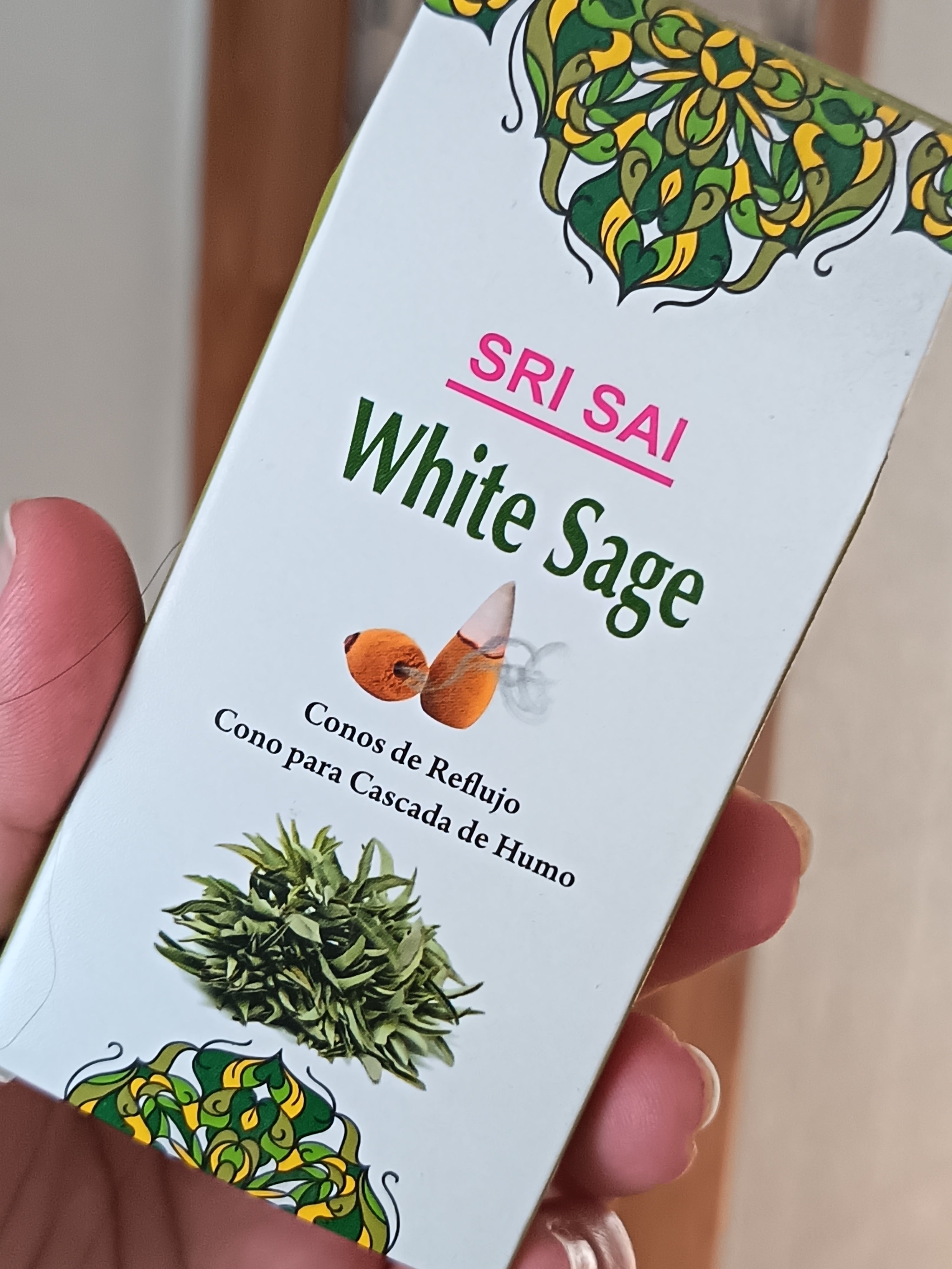 Cono de incienso - Aroma Salvia Blanca