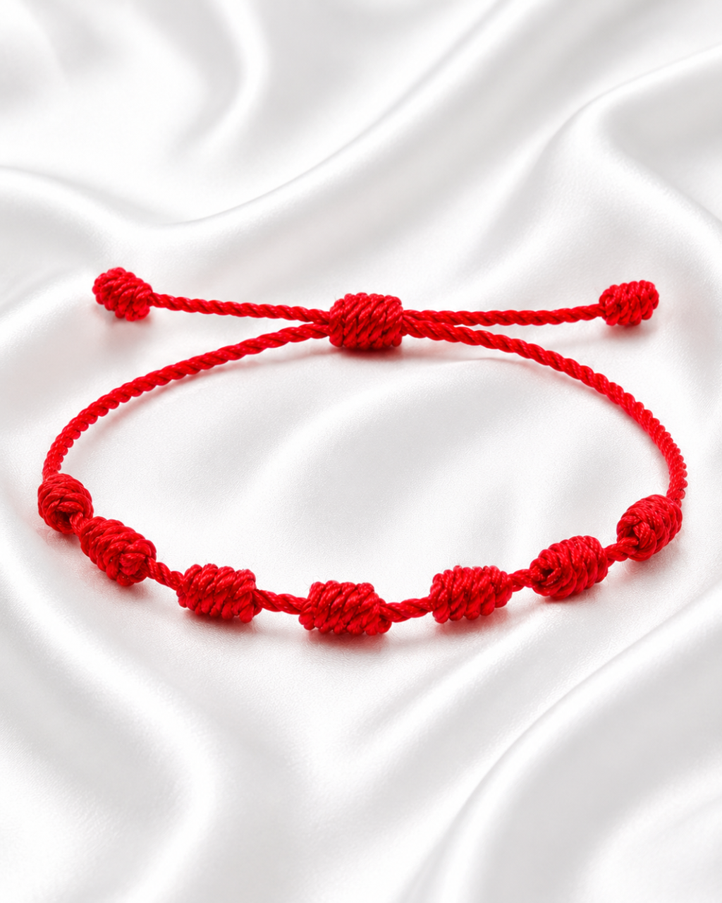 Pulsera hilada 7 nudos