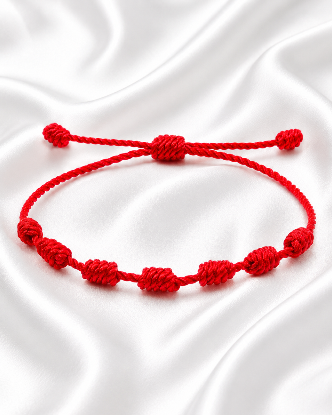 Pulsera hilada 7 nudos