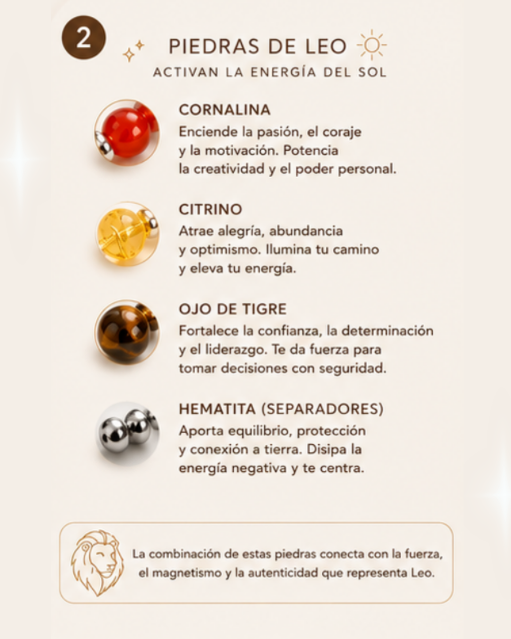 Fuego Leonino - Pulsera signo Leo