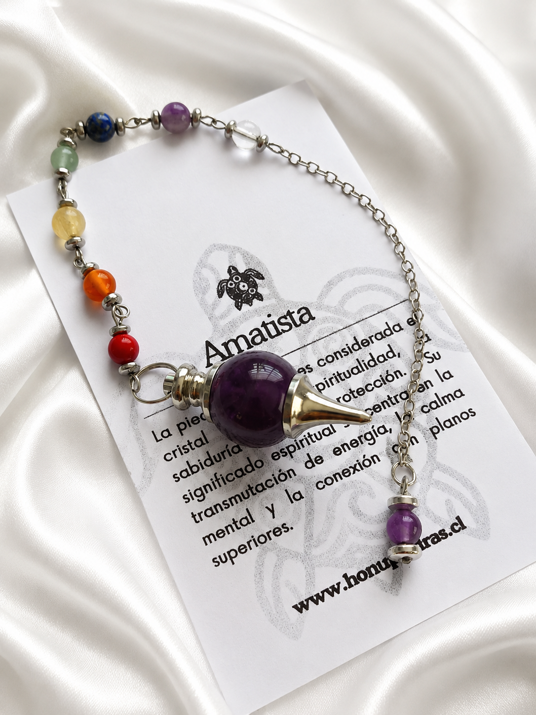 Péndulo de piedra Amatista