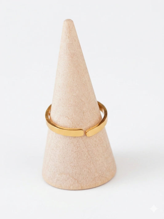 Anillo Nudo de Bruja de acero quirúrgico