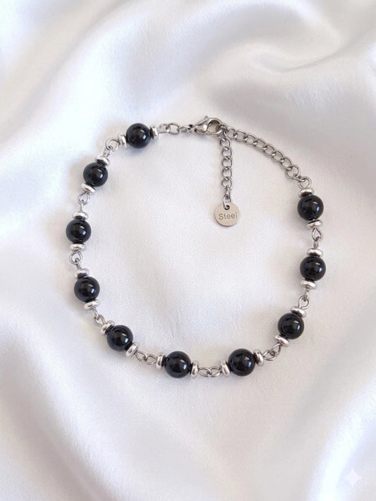 Pulsera de Turmalina Negra- Delicated