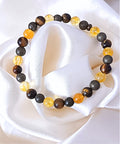 Pulsera Abundancia (Piedras Pirita, Citrino y Ojo de tigre)