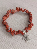Pulsera Jaspe Rojo