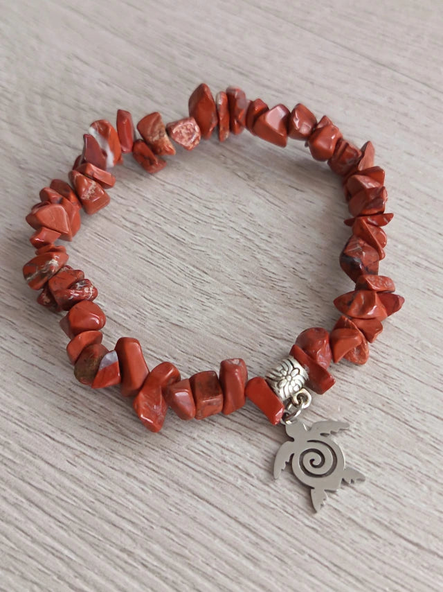 Pulsera Jaspe Rojo