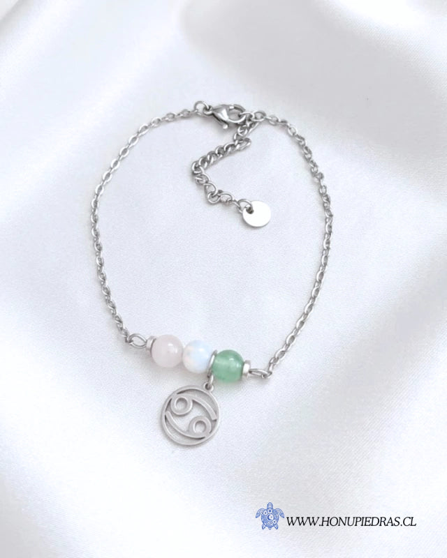 Pulsera signo Cáncer - Minimalista