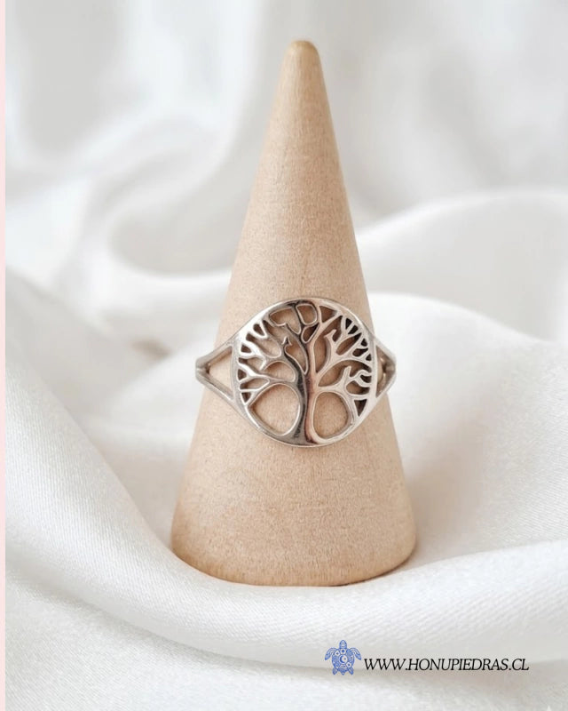 Anillo Árbol de la vida de acero quirúrgico
