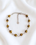 Pulsera de piedra ojo de tigre- Delicated