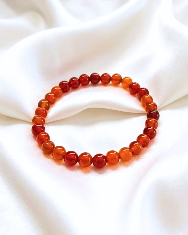 Pulsera de piedra Ágata Cornalina