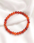 Pulsera de piedra Ágata Cornalina