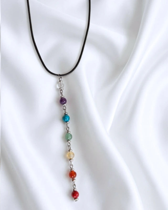 Collar 7 Chakras Equilibrio, intención y armonía en una sola pieza.
