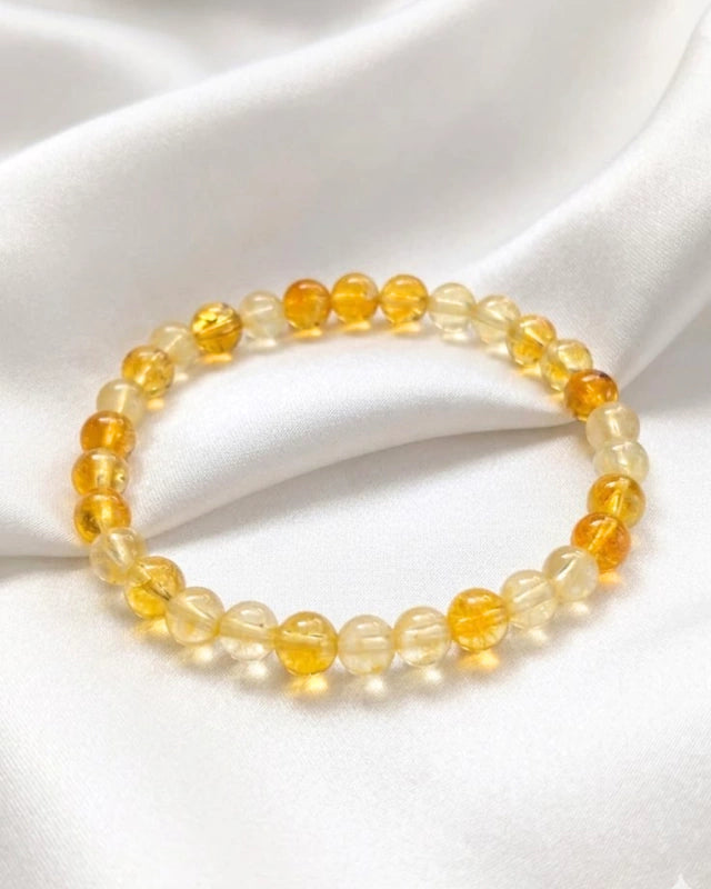 Pulsera citrino clásica