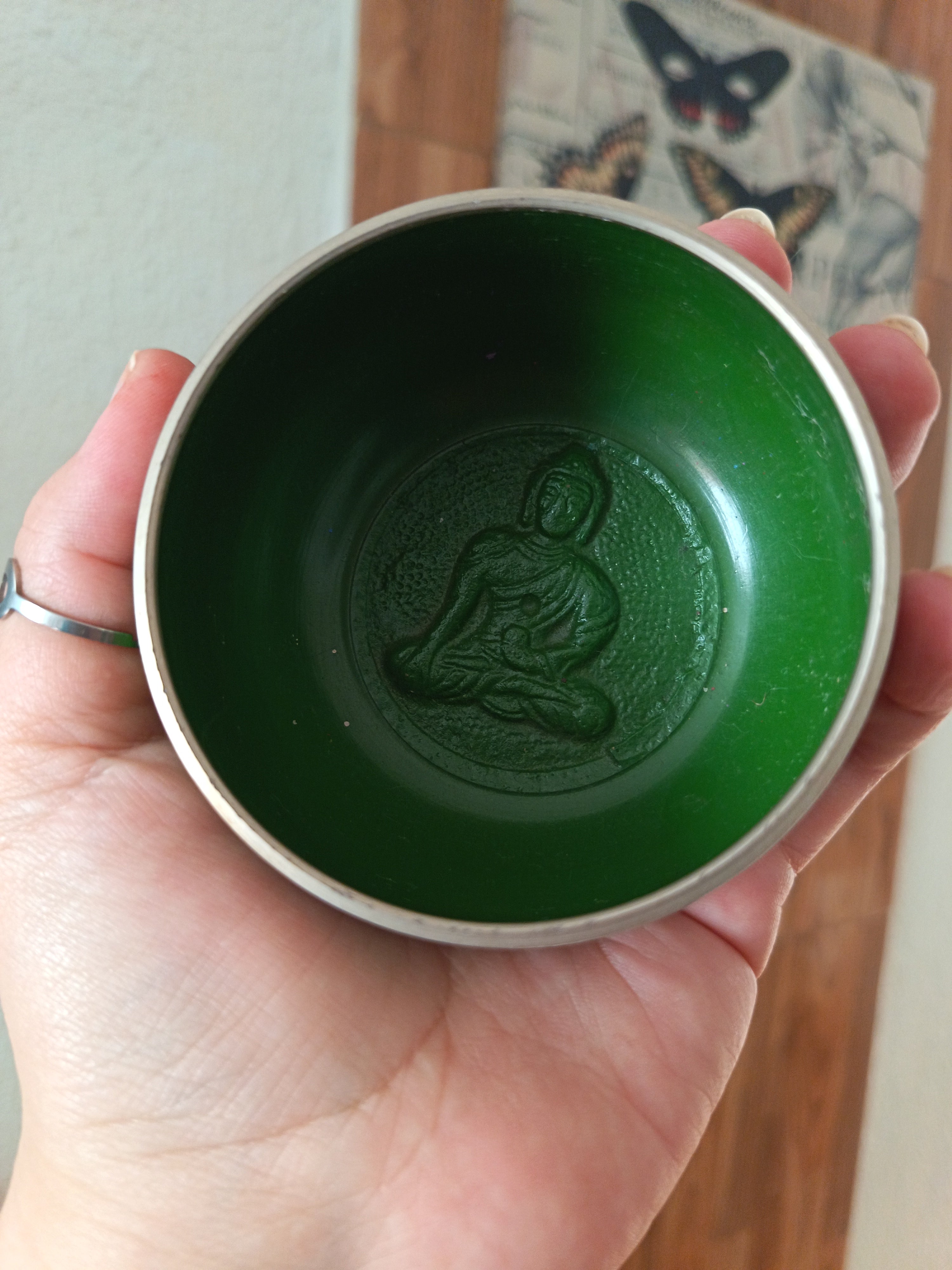 Cuenco tibetano - verde