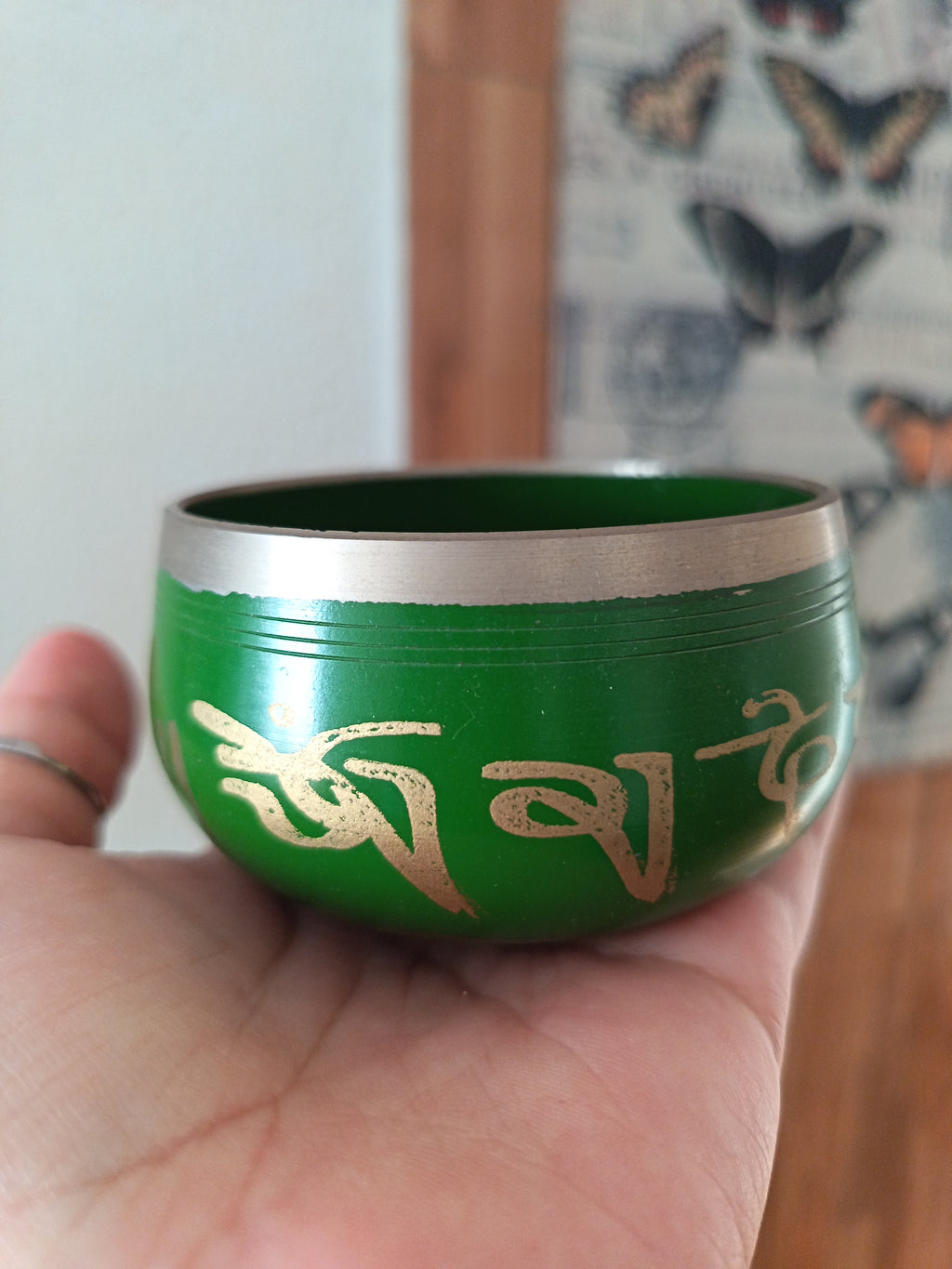 Cuenco tibetano - verde