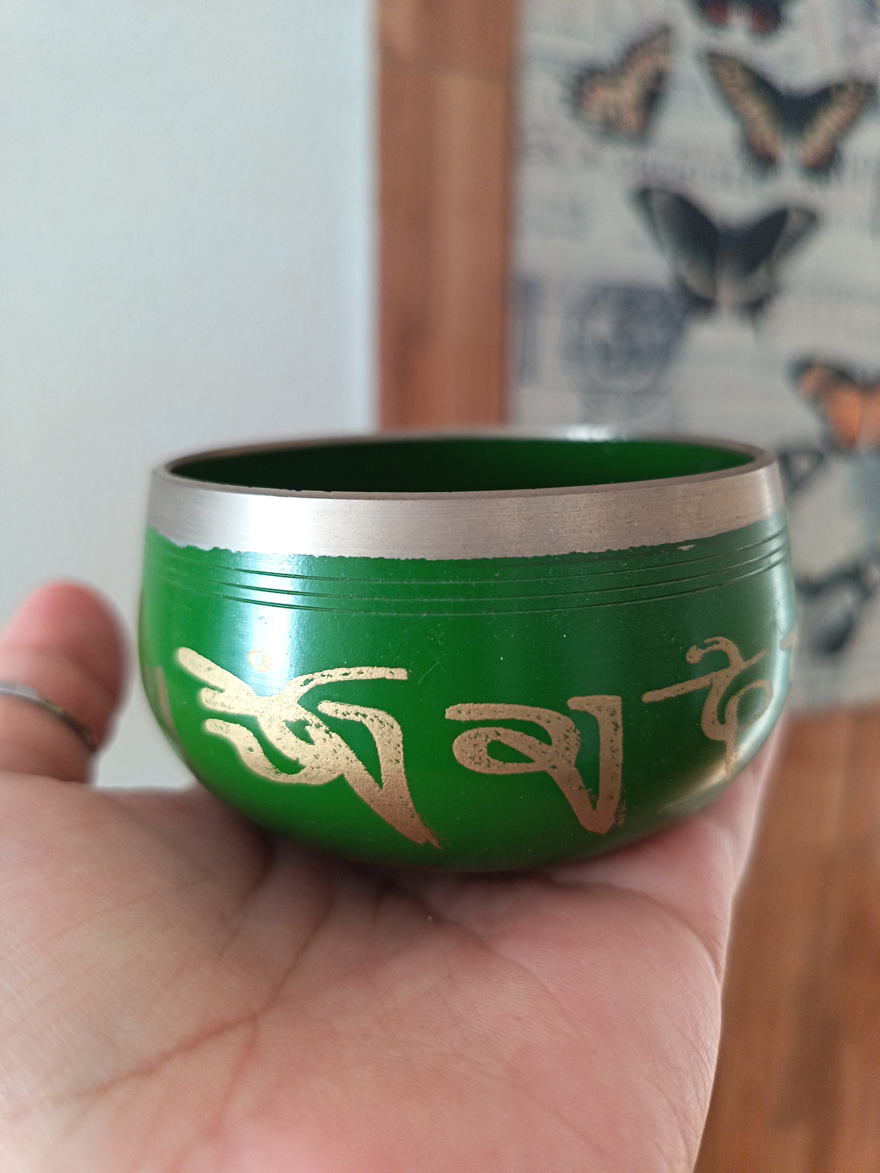 Cuenco tibetano - verde