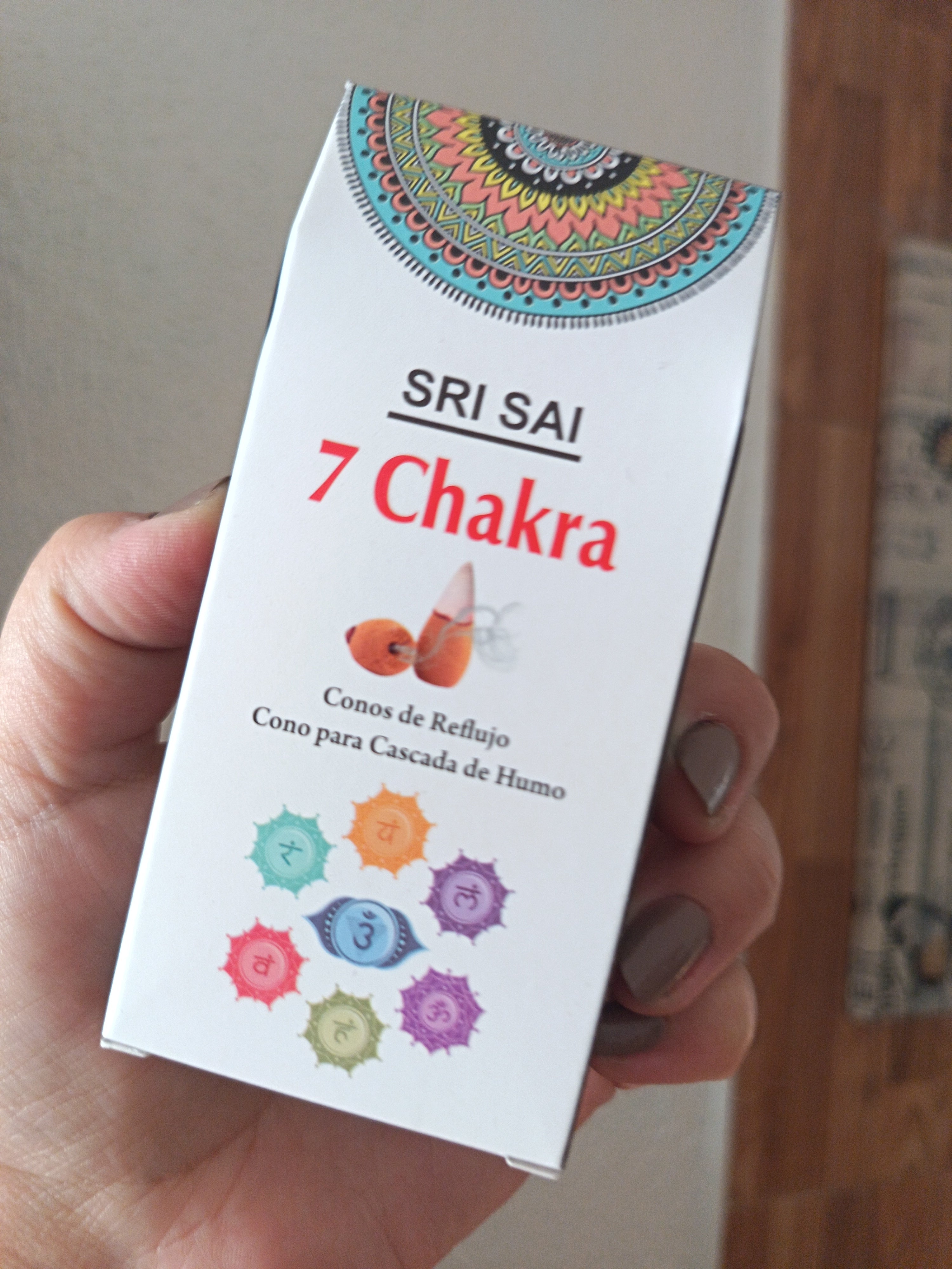 Cono de incienso 7 chakras