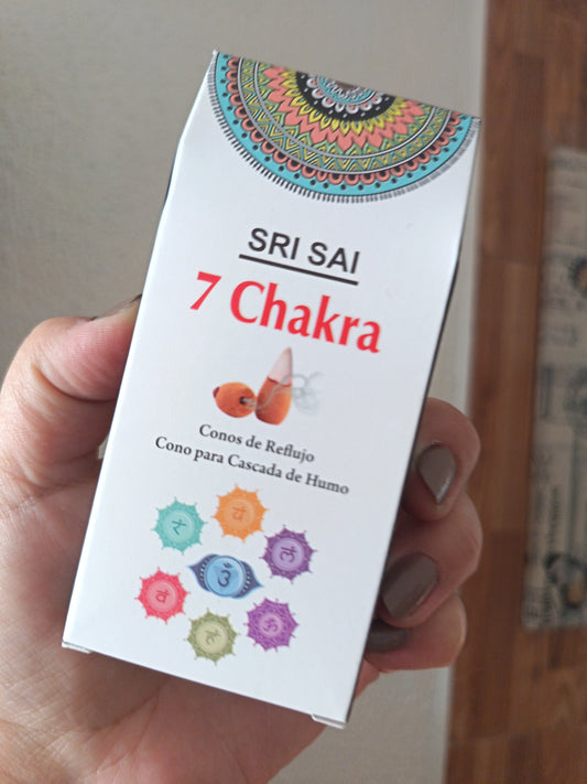 Cono de incienso 7 chakras